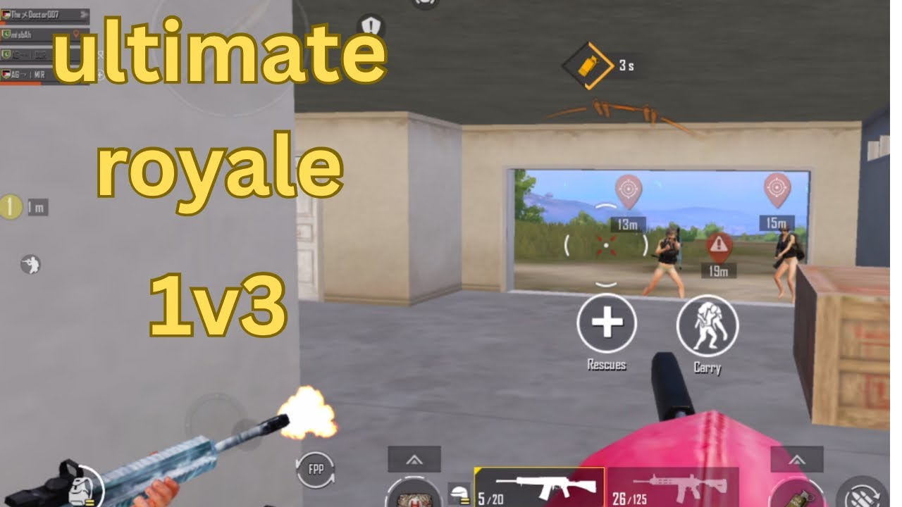 “INSANE 1v3 Clutch in Ultimate Royale | PUBG Mobile” - YouTube