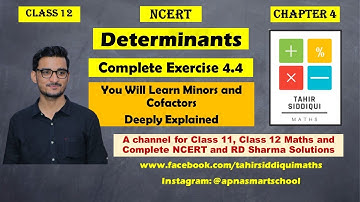 Class 12 Maths Chapter 4 Exercise 4.4 NCERT Solutions