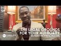 MondayPropheticPrayer: THE LEGAL GROUNDS FOR YOUR AUTHORITY with Dr. Charles Ndifon