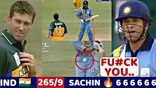 INDIA VS AUSTRALIA KNOCKOUT  2000 SEMI FINAL | WHEN Mc GRATH MESSED WITH SACHIN TENDULKAR 6 6 6 6 🔥😱 screenshot 4