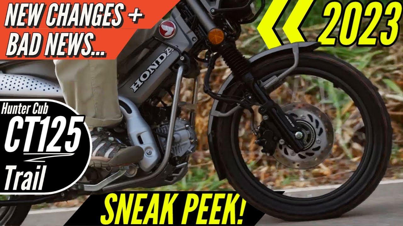 NEW 2023 Honda Trail 125 / CT125 Released! Sneak Peek for the USA