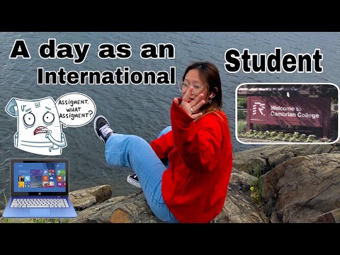 A day as an International student?|| Cambrian College??||