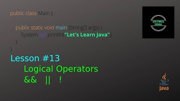 ජාවා සිංහල ටියුටෝරියල් - #13 Logical Operators හැඳින්වීම