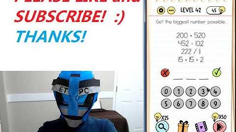 BRAIN TEST LEVEL 42 WALKTHROUGH WITH ANSWERS