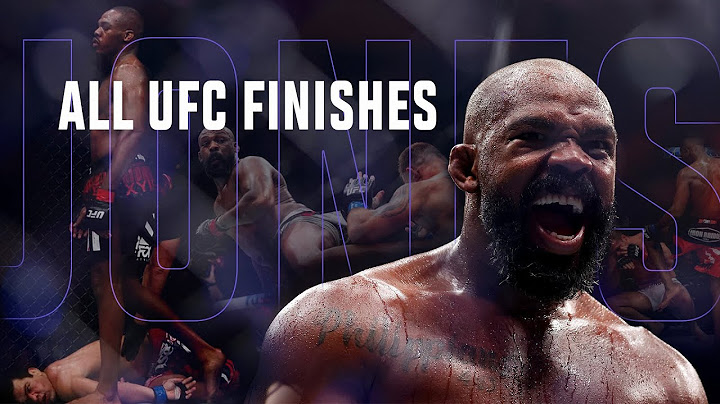 Every Jon Jones finish in the UFC