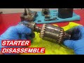 Desarmar Motor de Arranque del Auto Pieza por Pieza. Disassemble Starter Motor.