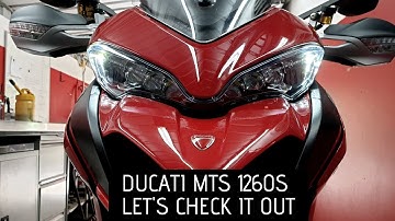Ducati Multistrada 1260S. First startup and "how to" dashboard function instructions.
