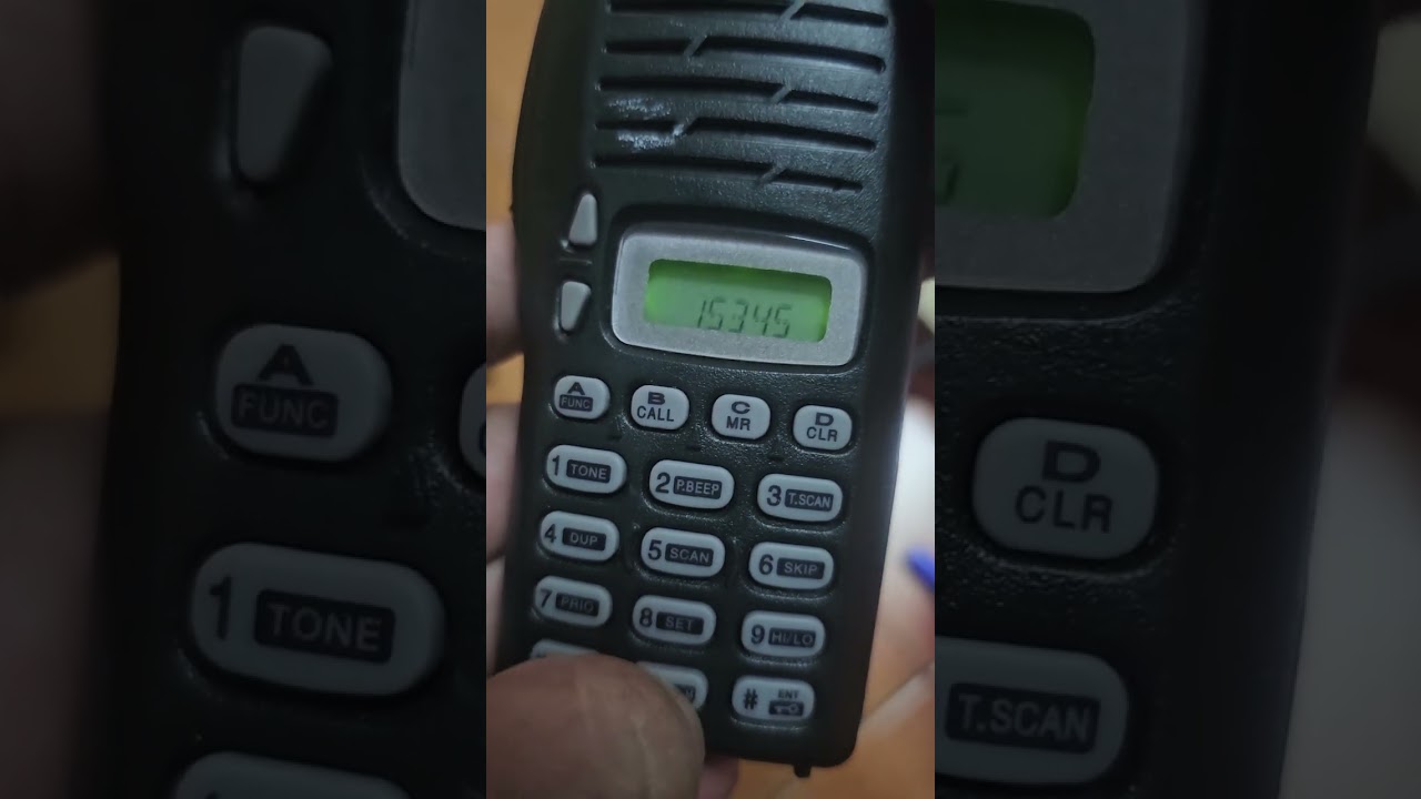 วิธีบันทึกช่อง ICOM V8