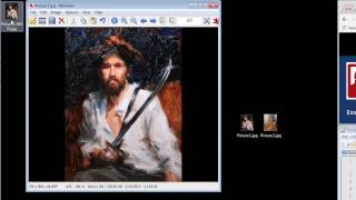 Picture resizing using IrfanView
