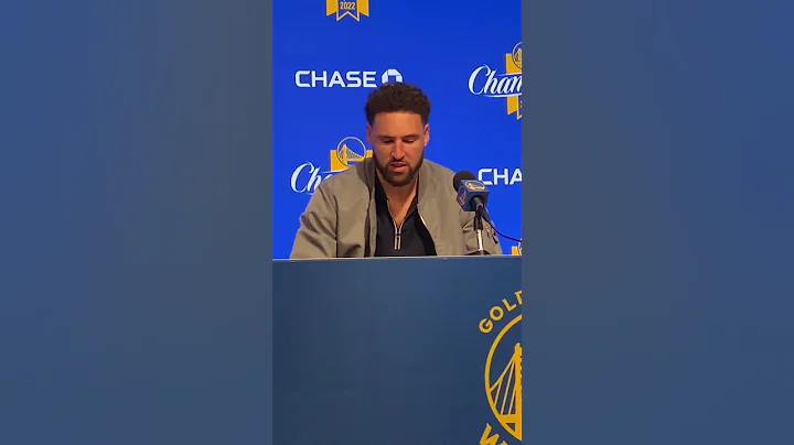 Klay on tech/taunting Brooks: "Just some good old-fashioned trash talk"