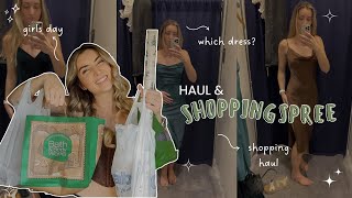 SHOPPING VLOG AND HAUL | life update, girls day shopping, HUGE haul