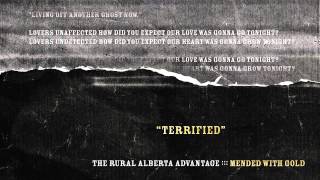 Terrified by The Rural Alberta Advantage [LYRICS VIDEO] chords