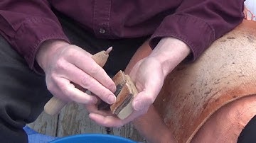 Flint Knapping Dacite Tool Challenge part 9   Deep thoughts and epic fails