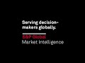 Sp global market intelligence qui nous servons