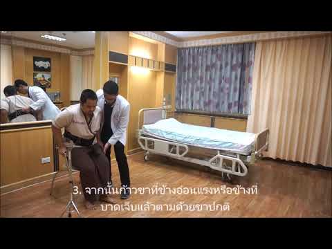 Gait training : การฝึกเดินในผู้ป่วยแขนขาอ่อนแรง