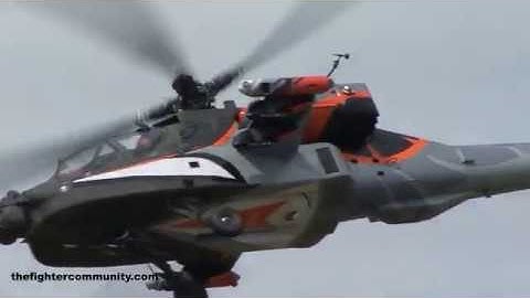 AH-64D Apache Aerobatic Display. Royal Netherlands Air Force