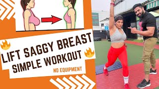 30 DAYS CHALLENGE- NO MORE SAGGY BREAST || LOSE BREAST/ CHEST FAT IN JUST 1 MONTH || REDUCE & LIFT🔥