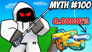 I BUSTED 150 MYTHS In 24 Hours.. (Roblox Bedwars)