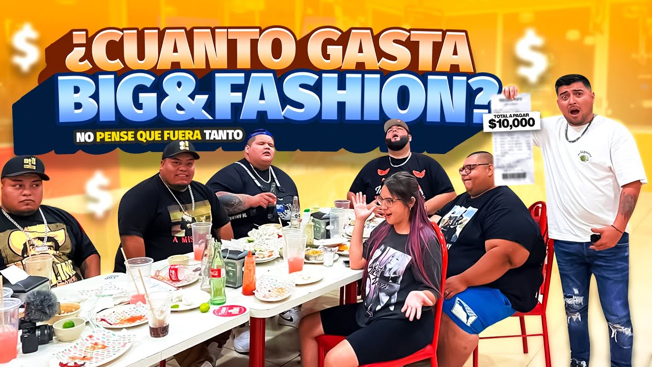 ⁠LES COMPRE LA CENA A @bigandfashion ME DEJARON SIN DINERO 😭