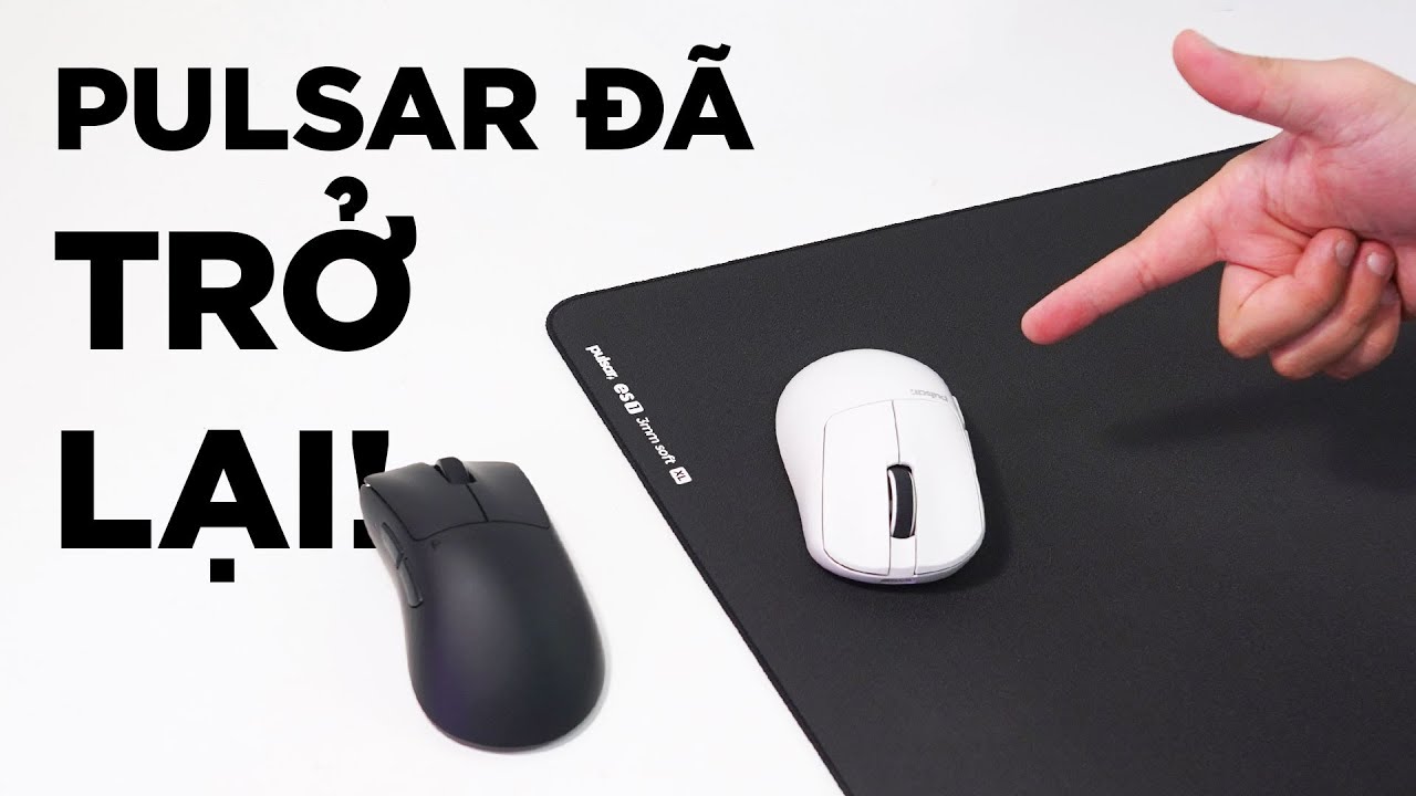 Chuột không dây Pulsar Xlite V3 Wireless (Hỗ trợ 4K Polling Rate)
