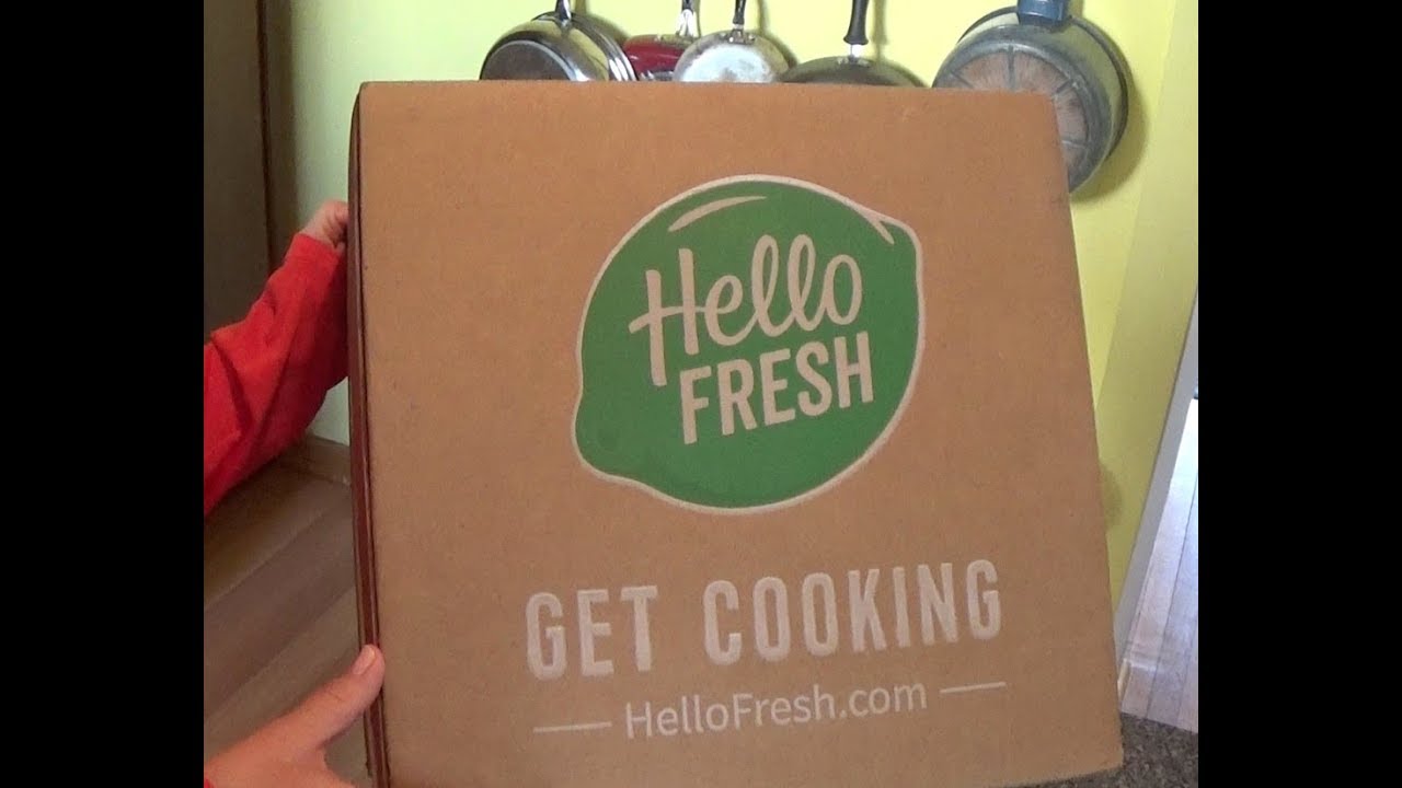 Hello Fresh 1st Unboxing Jan 3 2018 Youtube