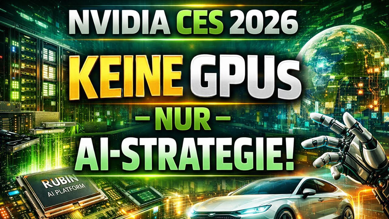 NVIDIA CES 2026 erklärt: Keine GPUs – nur AI-Strategie