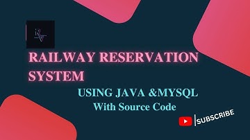 Railway Reservation System Using Java & MySQL - MINI PROJECT - With SourceCode @Rahul_Vijayan #java