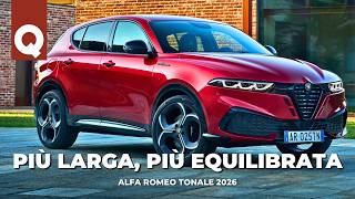 Nuova Alfa Romeo Tonale 2026: ha CARREGGIATE PIU' LARGHE e CERCHI da 20". Con 270 CV SPINGE FORTE