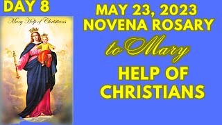 DAY 8| NOVENA TO MARY HELP OF CHRISTIANS ROSARY | THE SORROWFUL MYSTERIES | MAY 23, 2023