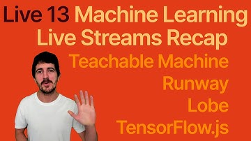 👨🏻‍🏫 #13 Live: 2020 Machine Learning Streams Recap · Runway, Lobe, Teachable Machine & TensorFlow.js