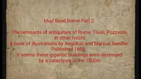 Mudflood Rome part 2. I590s reset.