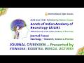 Journal Overview: Annals of Indian Academy of Neurology | AIAN | Wolters Kluwer