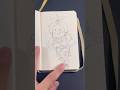 【ページ99】寝起きヤシの木を下書きが無意味な描き方で描く。 #寝起きヤシの木 #shorts