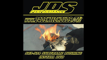 How to Nissan S13 - S14 240sx Subframe Bushing Install DVD + More! 2007