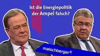 Sigmar Gabriel (SPD) und Armin Laschet (CDU) im Gespräch I maischberger