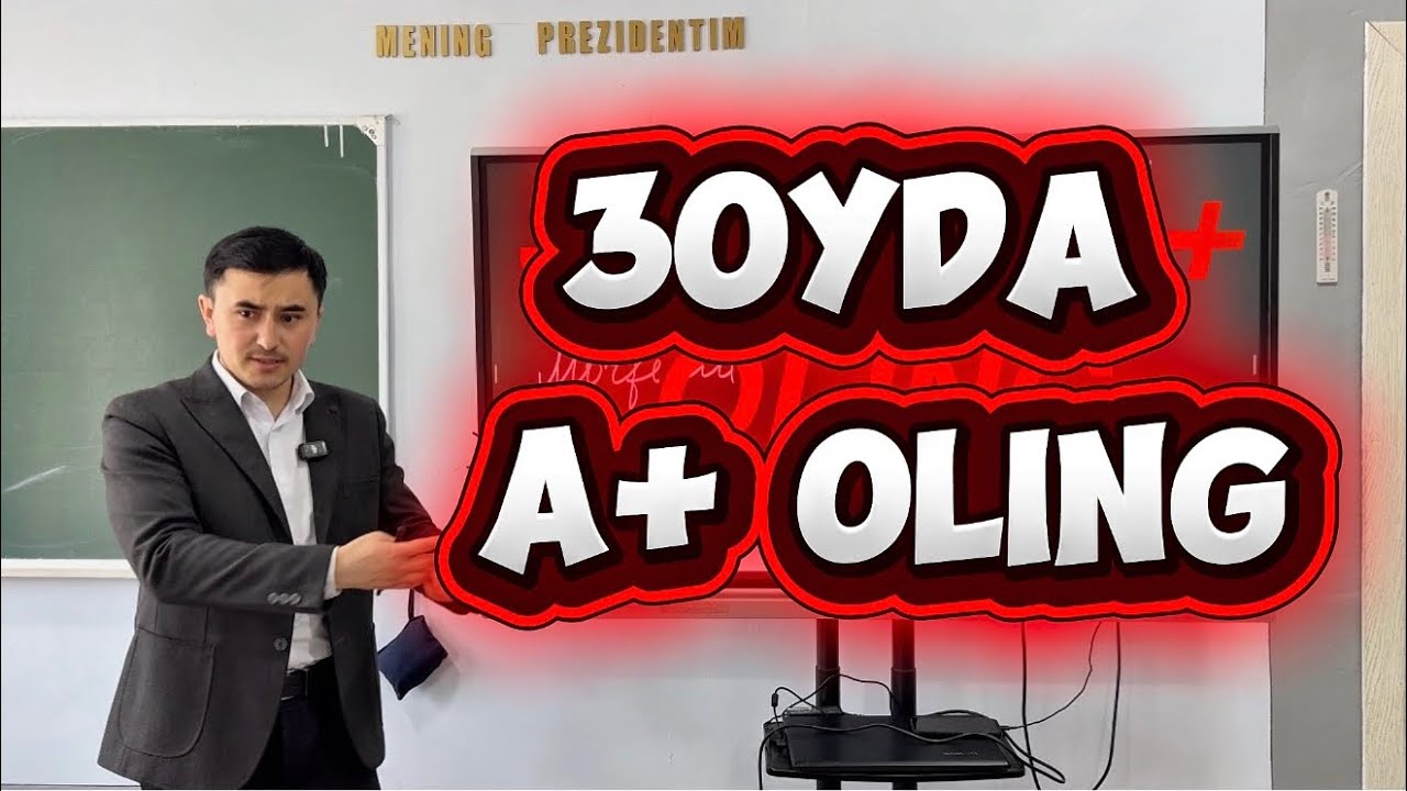 1-DARS.  Ona Tili va adabiyotni 3oyda mukammal o’rganing.