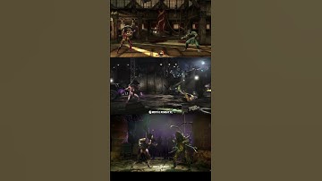 MK9 vs MKX vs MK11 vs MK1 - Mileena X-Rays & Fatal Blows Comparison (Reupload with MK9) #shorts