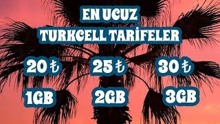 Turkcell'in En İyi 3 Tarifesi 2019 Güncellendi (20₺ 25₺ 30₺ Bol Bol GB) #12