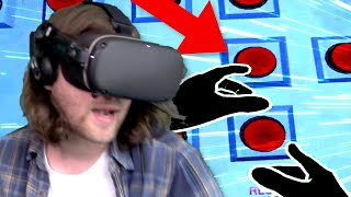 definitely NOT touching anything in VR