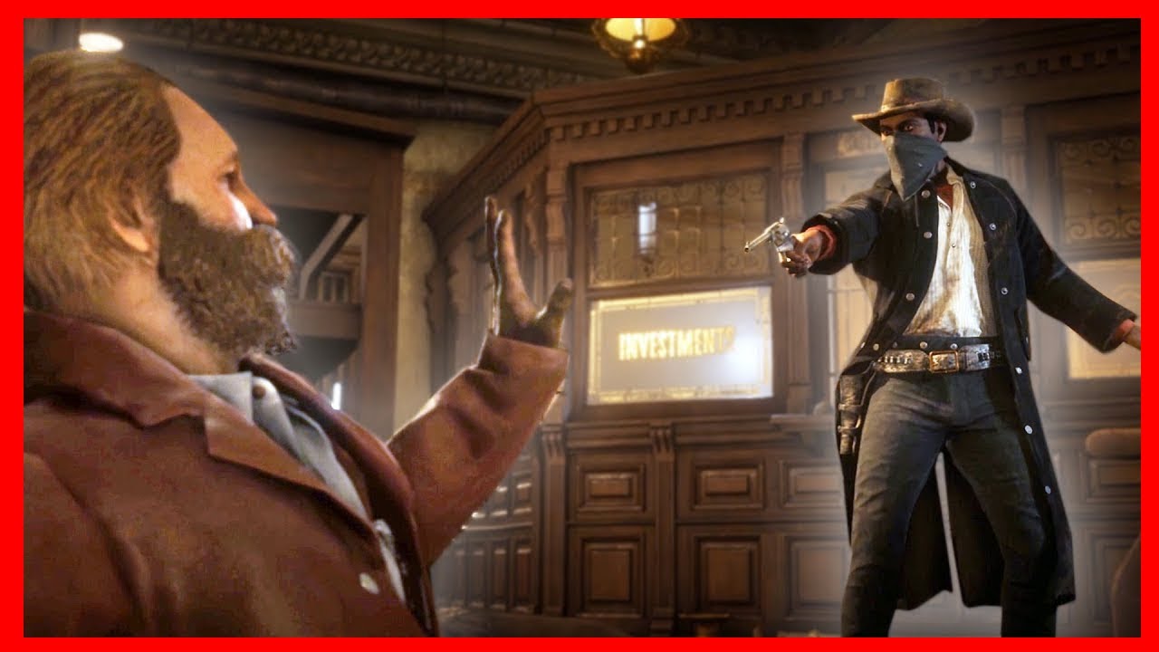 Robbing a Bank- Red Dead Redemption 2