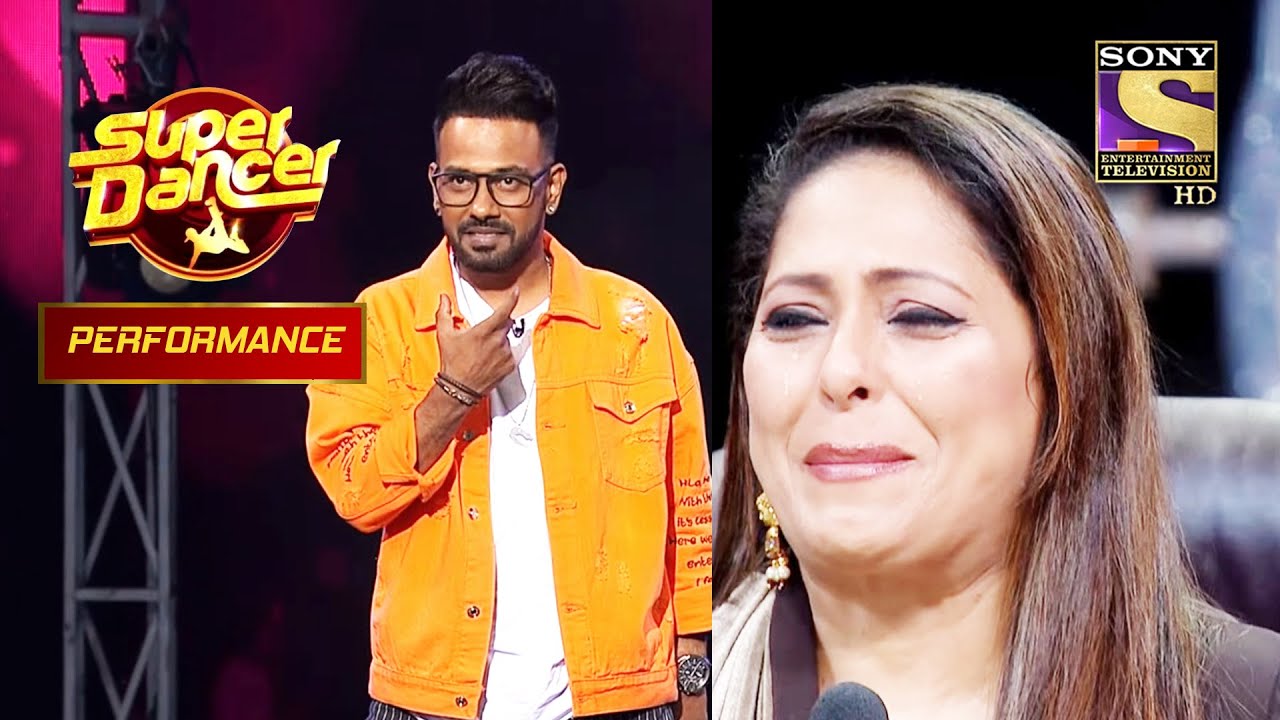 Dharmesh  Tujh Mein Rab Dikhta Dance  Geeta   Emotional  Super Dancer  Performances