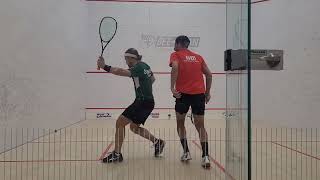 Squash Exhibition Match Mazen Hesham vs Dave Baillargeon #exhibition #match #squash