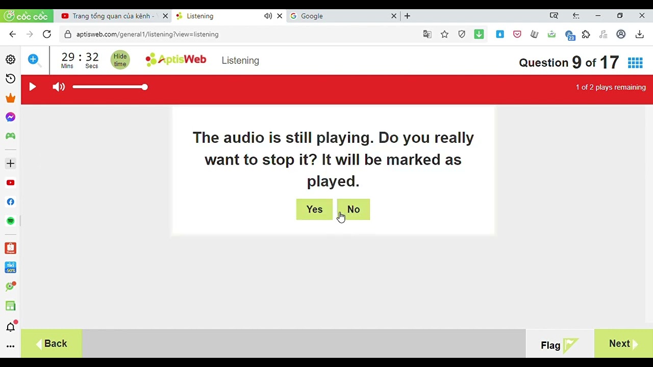 Aptis Listening Test 1