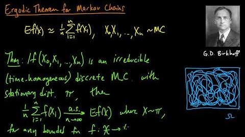 (ML 18.2) Ergodic theorem for Markov chains