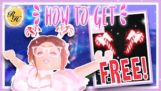 HOW TO GET FREE CANDY CANE EARS IN ROYALE HIGH CHRISTMAS GIFTS ROBLOX screenshot 4