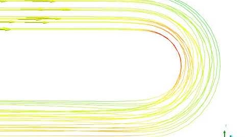 Particle laden flows in a U-Bend