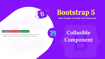 Bootstrap 5 collapse component.