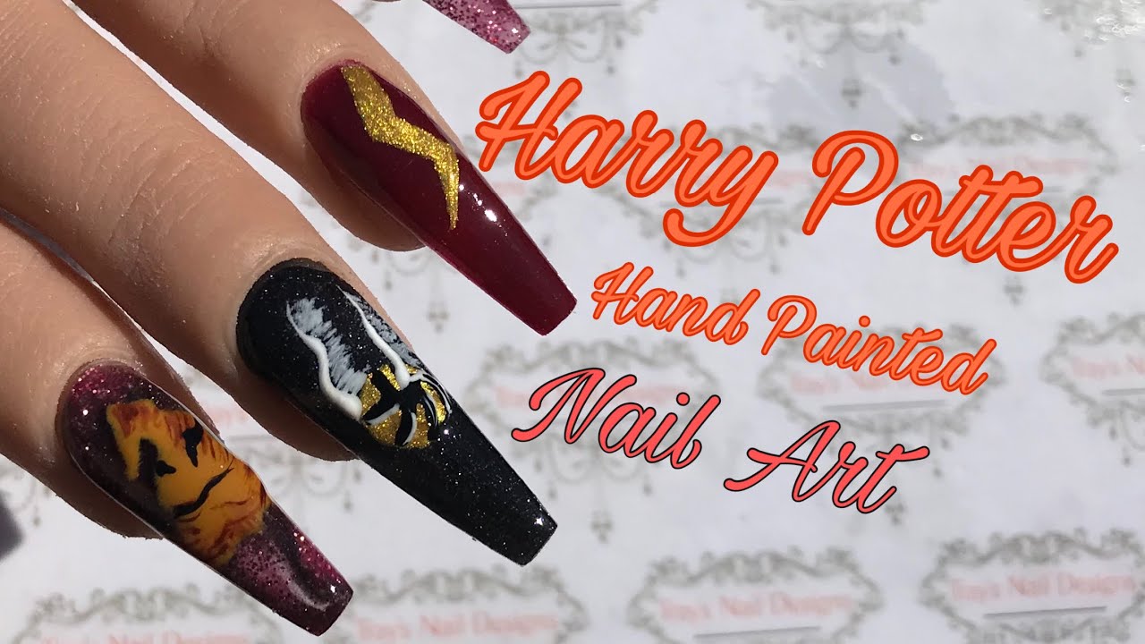 Harry Potter Nail Designs | 3d-mon.com