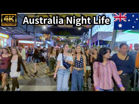 Australia Night Life Walking Tour, Please Subscribe :)