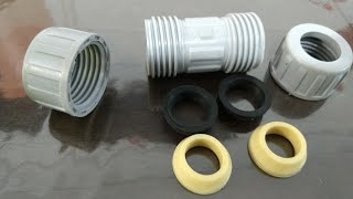 Quick coupling water pipes  It brings 2 orings  Solution.